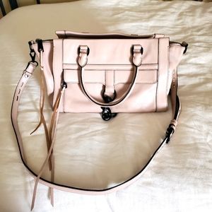 REBECCA MINKOFF BLUSH PINK SATCHEL